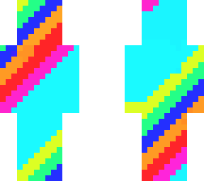 half rainbow man