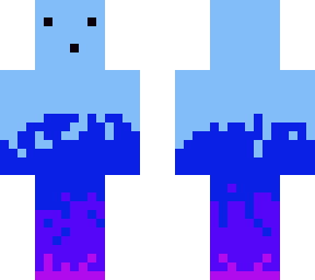 light blue to blue to purple to magenta