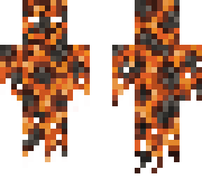 magma block guy (he has eyes now and hes on fire)