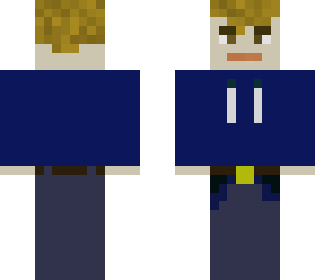male with jeans and hoodie