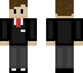 my new skin! but in a nice suit.