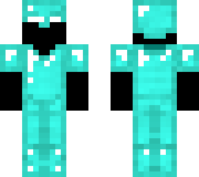 null with a diamond armor