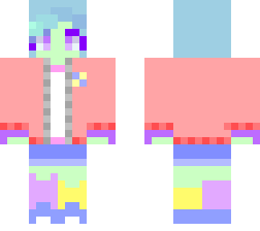 pastel alien girl