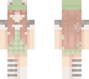 pastel girl with frog hat