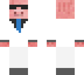 pig in white