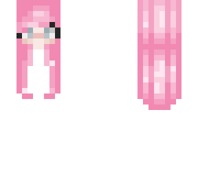pink hair and face!