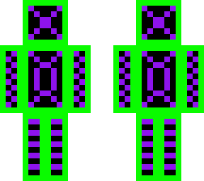 purple/green neon boarders