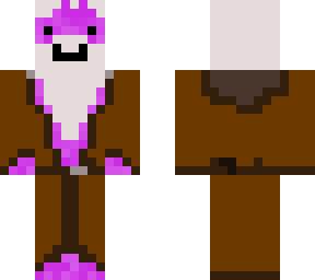 purple old man