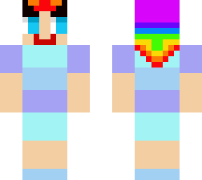 rainbow girl