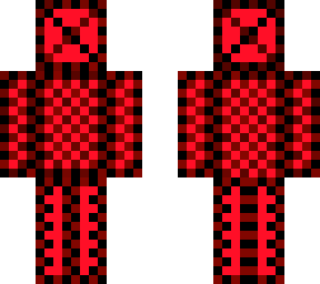 red and black skin