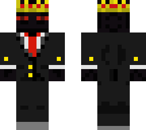 red enderman tux crown