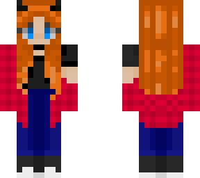 red hair devil girl