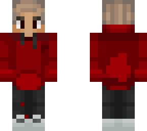 red hoodie boy