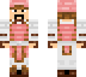 samurai gaurd prototype 3 pink and wood