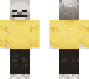 skeleton in a sweater