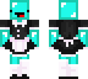skeppy in a maid dress