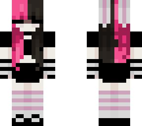 split dye goth girl