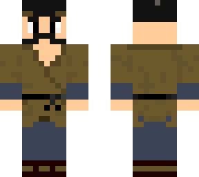 traditional male villager japanese brown 1e