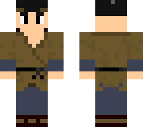 traditional male villager japanese brown 1f