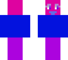walking bi***ual flag