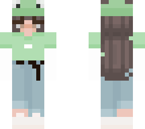 *ashley* in a frog hat