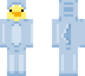 .  . ducky in shark onesie   .  .