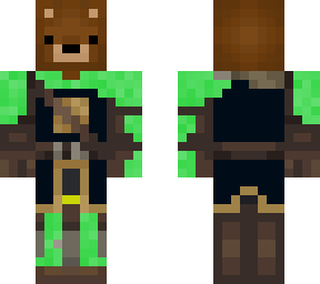 bear whith knigth armor