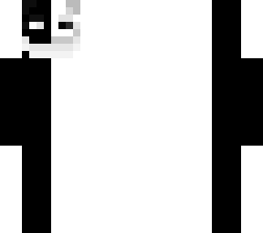 black and white scarry guy