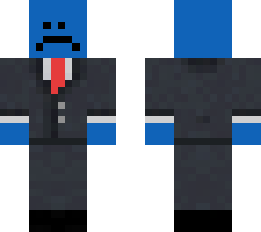 blob in funeral attire