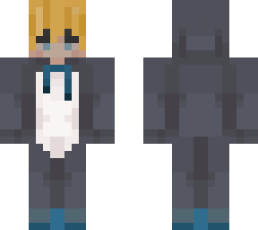 blonde penguin onesie