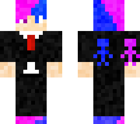 blue and pink