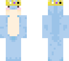 blue enby frog
