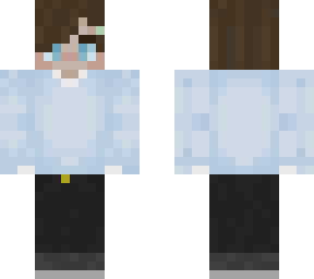 blue sweater :)