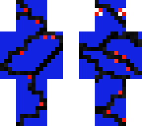 broken blue man