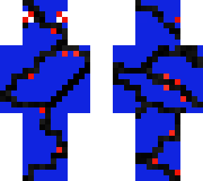 broken blue man