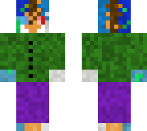 Half Enderman Half Blaze Minecraft Skin