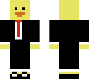 duck in a suit