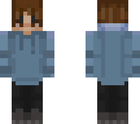 eboy with a blue sweater
