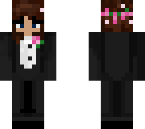 flower girl but with a suit because f gender roles