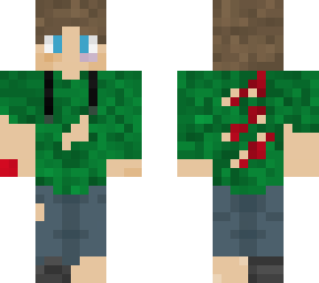 frosty green hoodie beaten up
