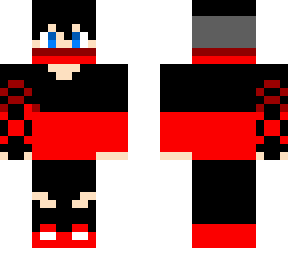 gamer red & black