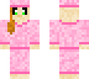 girl in pink pj's (used my own template)