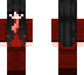 girl in red suit