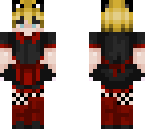 goth catboy maid
