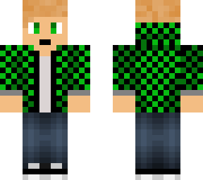 green checker hoodie
