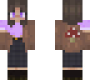 grunge girl with mushroom jacket :)