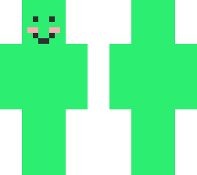 happy green blob