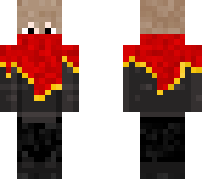 main skin with scarf