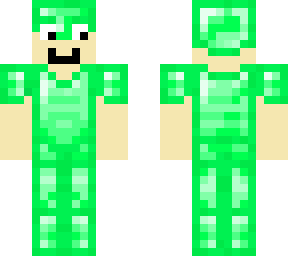 man in emerald armour