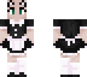 me in a maid outfit (almost finished)